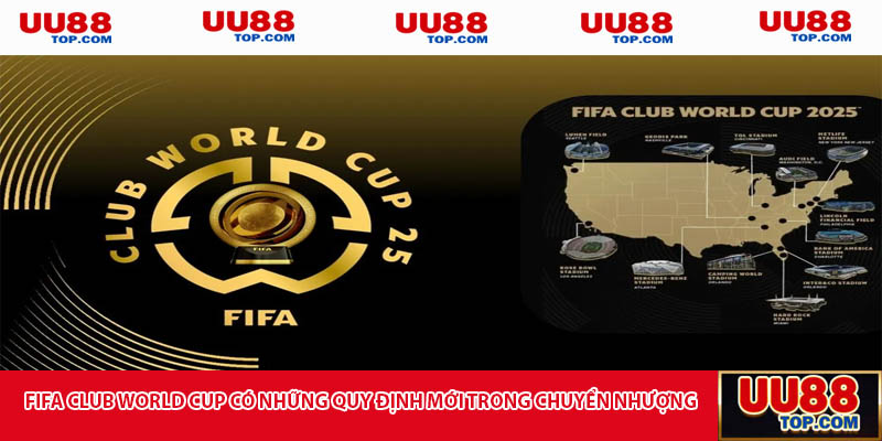 FIFA Club World Cup có những quy định mới trong chuyển nhượng
